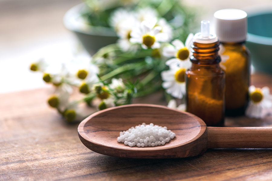 Globuli - Symbolbild für die Homöopathie